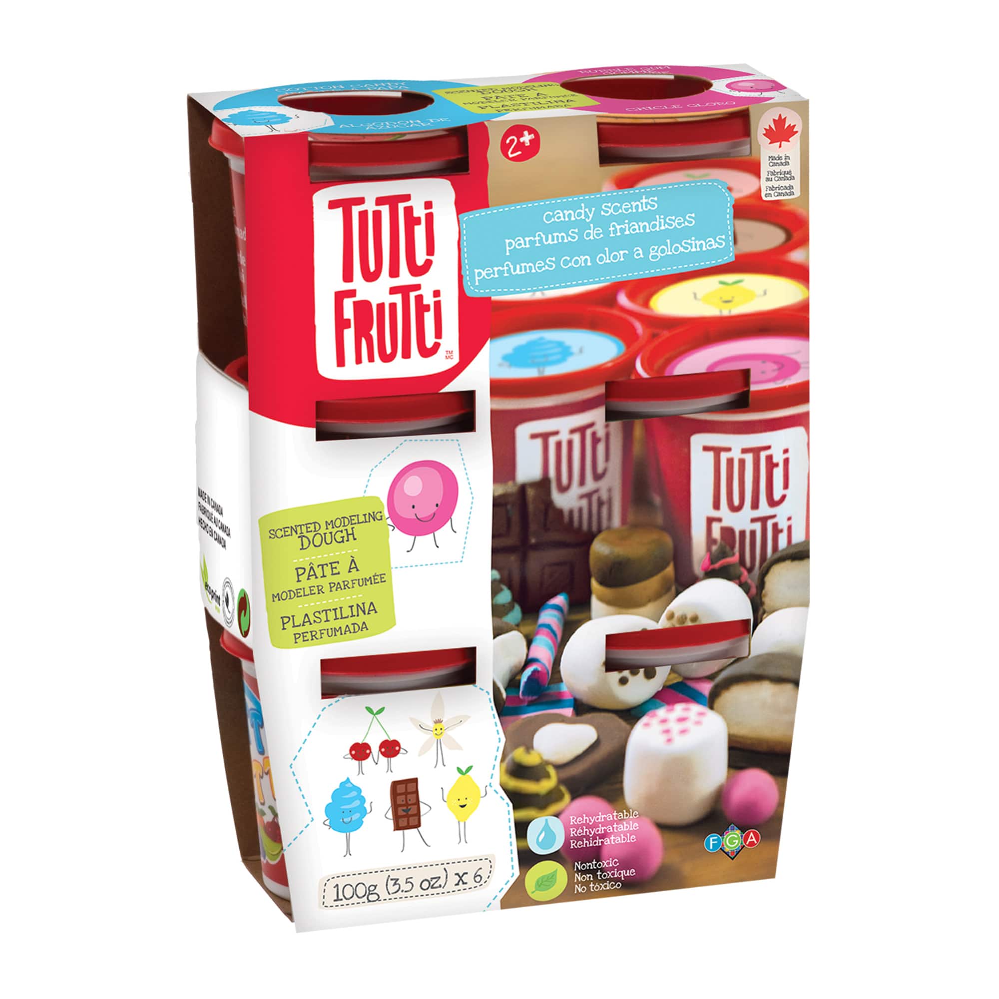 Tutti Frutti® Candy Scented Modeling Dough Tubs